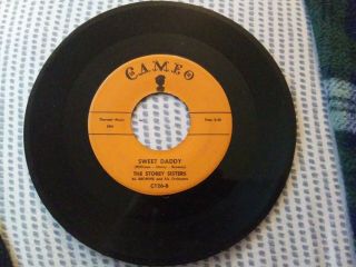 The Storey Sisters Vinyl 45 Bad Motorcycle & Sweet Daddy Cameo Records 7 