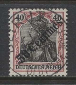 1908 German Offices In Turkey 50 C.  Germania Beirut Signed,  $ 90.  00