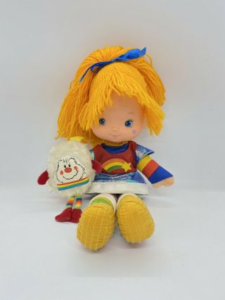 Vintage 1983 Hallmark 10” Rainbow Brite Doll With Twink Sprite Rbb 1980’s Toys