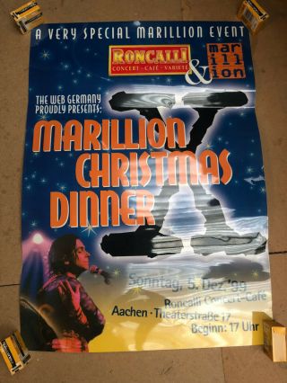 Marillion Promo Poster - The Web Germany Christmas Dinner