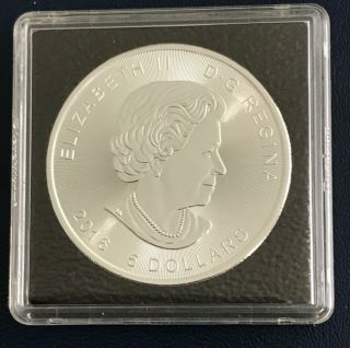 2016 Canada 1 Oz Silver $5 Superman Coin - BU - with Qadrum Intercept Holder 3