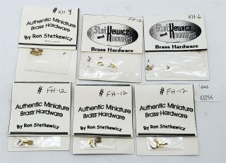 Lmas Doll House Miniatures - Brass Hardware Escutcheons Ron Stetkewicz