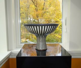 Harrison Mcintosh / Mid - Century Pedestal Bowl