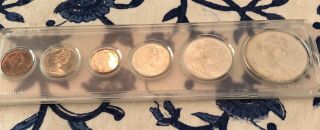 1867 - 1967 Royal Canadian Centennial 6 Coin Set - 1st (4) Are 85 Fine
