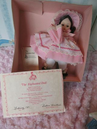 Vtg Madame Alexander " The Enchanted Doll " Limited Edition /3000 8 " Hard Plastic