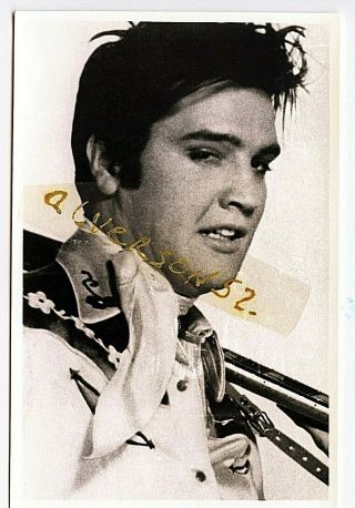 Elvis Presley Vintage B/w " Loving You " Photograph - February 24,  1957