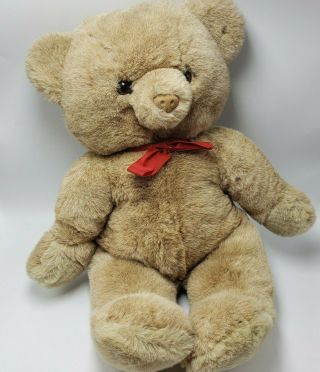 Russ Teddy So Soft Bear 21 " Washable Berrie Brown Plush Stuffed Animal Teddyso