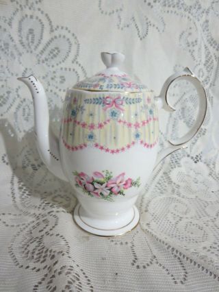 Vintage Queen Anne Royal Bridal Gown Coffee Pot