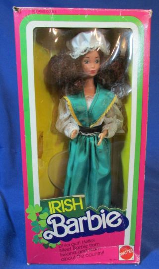1983 Irish Barbie Doll 7517 – Dolls Of The World – First Edition