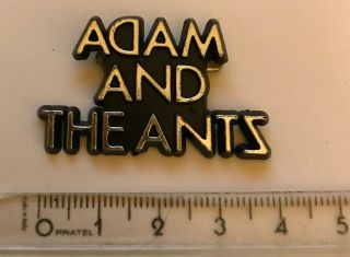 Adam And The Ants / Adam Ant Rare Pin Brooch 2 From 1980s £0.  99 Post Worldwide