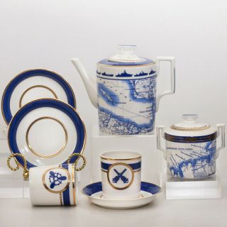 The Wardroom 14 Pc Tea Set By Imperial Porcelain Lomonosov Lfz Fine China 14/6