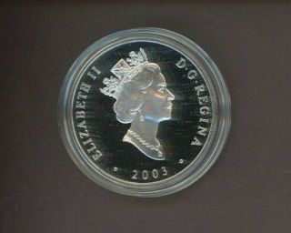 2003 Canada Twenty Dollars Natural Wonders Niagara Falls Silver Hologram Coin