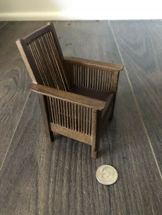 Miniature Wood Chair By Bespaq Dollhouse