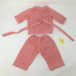 Molly’s Pajamas Red Striped Pj’s 1994 Pleasant Company Retired American Girl 2