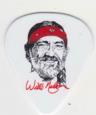 Willie Nelson Signature Guitar Pick Country Music Outlaw Texas Cowboy Concert