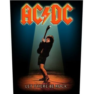 Ac/dc Backpatch Back Patch Let There Be Rock