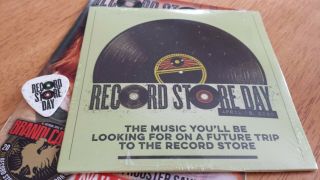 Record Store Day Rsd 2020 Exclusive Sampler Cd Guitar Pick Zine No Lp 7 "