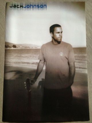 Jack Johnson Poster 24x36 - Beach,  Soft Acoustic Rock,  Surf