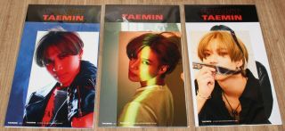 Taemin Shinee Want Smtown Giftshop Official Goods 4x6 Photo,  Postcard Set