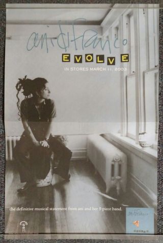 Ani Difranco Evolve 2003 Promo Poster