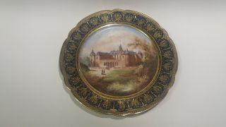 Antique Louis Philippe Sevres Chateau Des Tuileries 1846 Mark Plate 9”