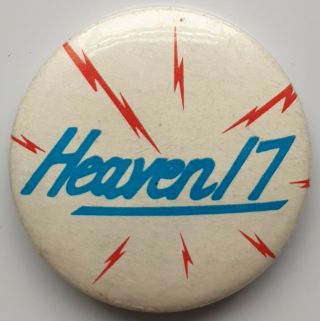Heaven 17 Vintage Button Badge Electronic Wave Synthpop 80 