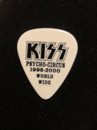 Kiss Psycho Circus Tour Guitar Pick Old Signature Gene Simmons 1998 - 2000 Bass