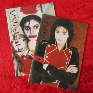 Michael Jackson - Scream - 2 X Fan Club Magazines Issues 1 & 2 (1995)