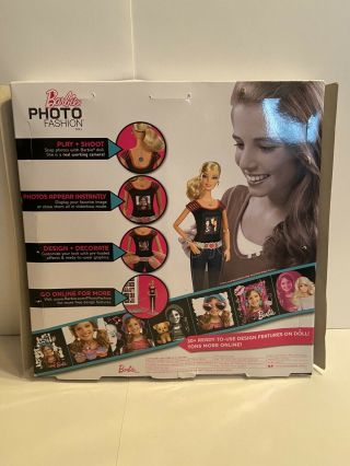 Barbie Photo Fashion Doll w/Built In Camera 200,  Photos 2012 Mattel Best In Play 3