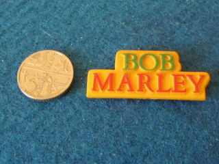 Vintage 1980 ' s Badge - Bob Marley 2