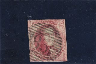 0051 Belgium 1849/1850 Mi.  5 King Leopold I See Scan