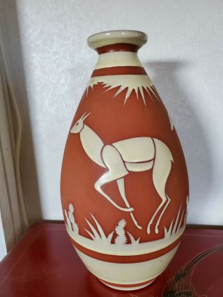 Boch Freres Keramis Art Deco Vase