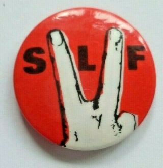 Slf Stiff Little Fingers Band Vintage 1970s Punk Rock Badge