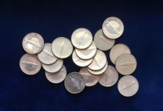 Canada 1967 10 Cents " Centennial " Brilliant Uncirculated Silver Coins (19)