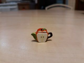Dollhouse Miniature Artisan Signed Valerie Casson Apple Teapot