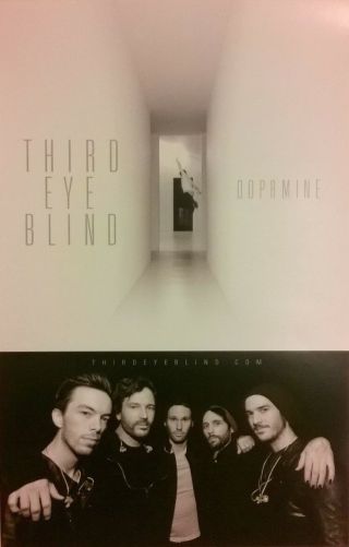 Third Eye Blind - Dopamine Album 2016 Promo Poster 11 " X 17 " B&w 90s Music