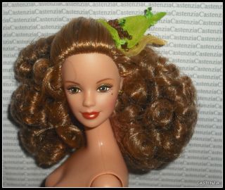 Nude Barbie Mattel Sunflower Van Gogh Brown Eye Mackie Face Doll For Ooak