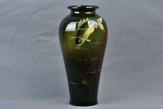 Owens Pottery 1901 Lightweight Fish Vase Frank Ferrell 816 Jbo