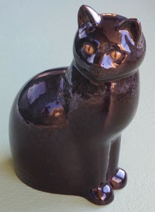 Rare Giant Vintage Lisa Larson Gustavsberg Sweden Ceramic Cat