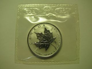 2004 SP $5 1oz.  9999 Silver Maple Leaf SML Zodiac 7 - Libra Privy Mark Canada 2