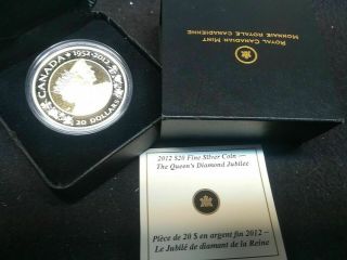 2012 Canada $20 Pure Silver Coin - The Queen 
