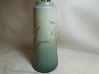 Rookwood Pottery Matte Vellum Vase Decorated With Paper Whites MHM Signed c 1912 3