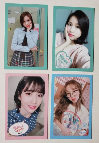Twice 5th Mini Album What Is Love? Official Photocard Mina Momo Nayeon Choose
