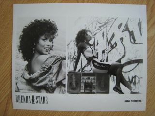 Vintage Brenda - K - Starr 8x10 B/w Promo Press Photo