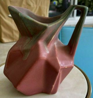Muncie Pottery Ruba Rombic Pitcher Or Large Creamer
