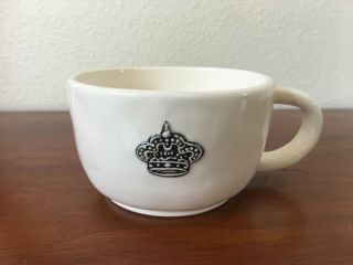 Rae Dunn Crown Mug Have A Royal Day Cappuccino Coffee 2014 Extremely Rare 2