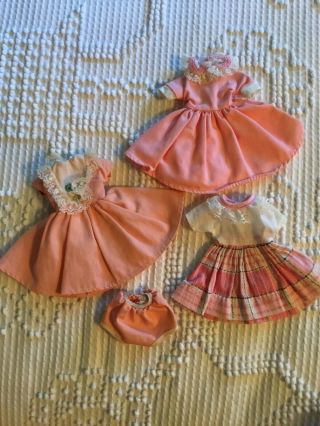 Vintage Barbie Skipper Clone Dresses (3) Bloomers Vguc
