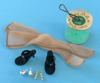Vintage Mib Jill Doll Shoes Stockings Jewelry Little Miss Revlon Toni Coty Girl