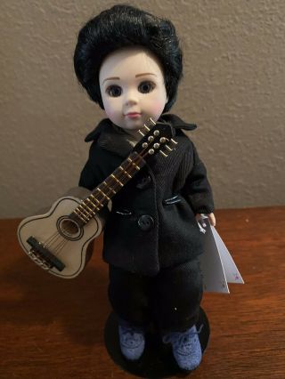 Madame Alexander 8 " Doll Elvis Presley Blue Suede Shoes & Guitar W/box