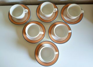 Set of 6 / APRIKOS Arctica Tee Cups Arabia Finland / Inkeri Leivo - 3